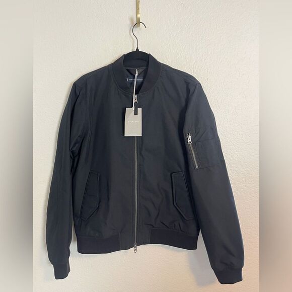 Everlane black Bomber Jacket uniform NWT -small - Picture 5 of 10